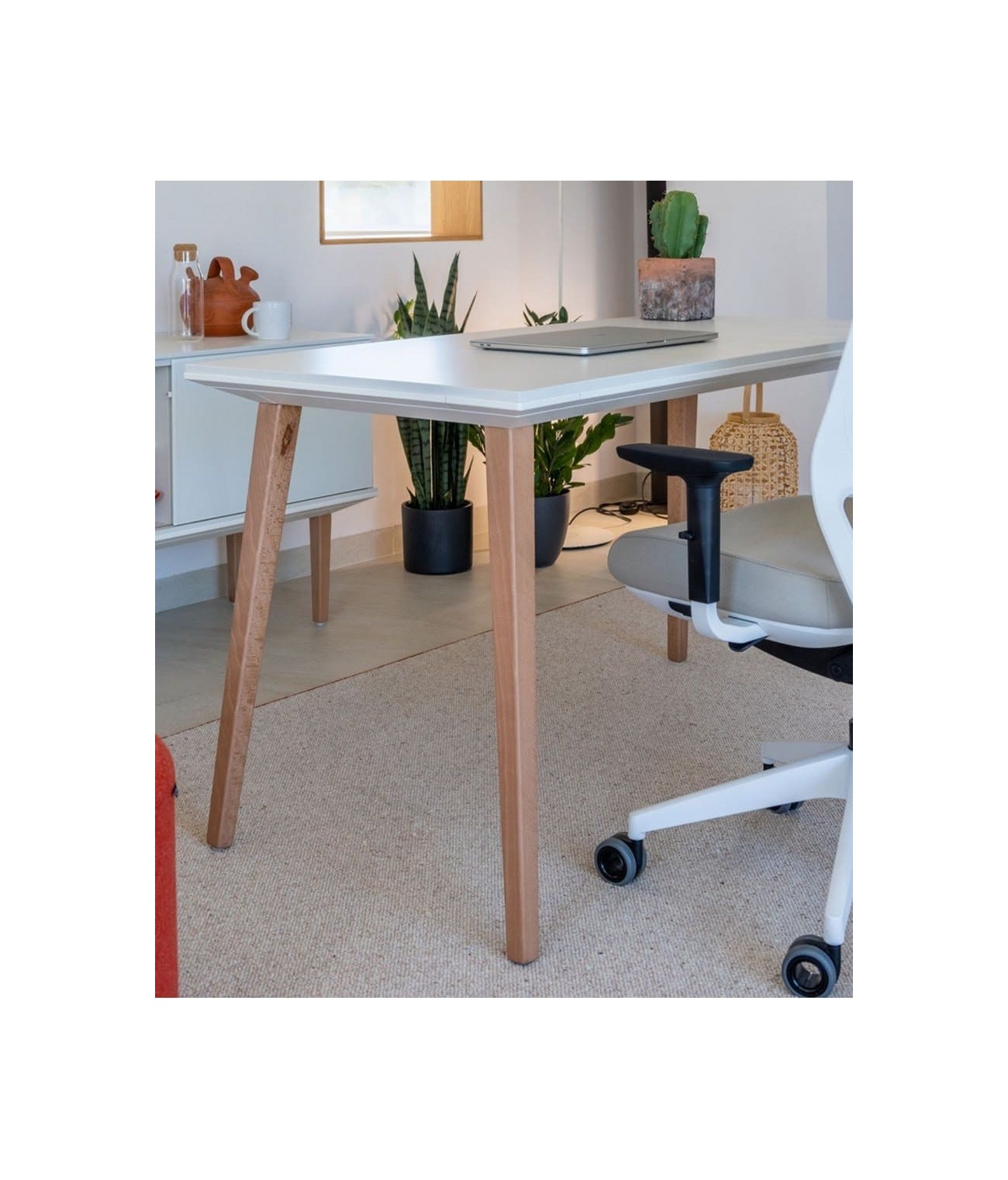 Mesa patas de madera
